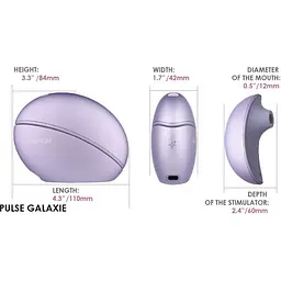 Вакуумний стимулятор Svakom Pulse Galaxie Metal Lilac (SO9679) [108376] - мініатюра 8