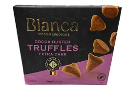Цукерки BIANCA шоколадні трюфелі Extra Dark 150 г (5420066330739)
