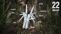 Мультитул Multi Tool Ganzo G201-H Chrome Edition 22 функцій - мініатюра 9