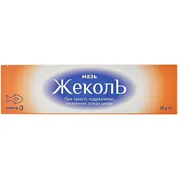 Мазь Жеколь по догляду за шкірою при сухості, подразненні та незначних опіках 25 г (6021001) - мініатюра 2