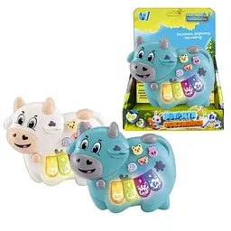 Піаніно Корівка WToys, озвучене українською мовою, інтерактивний (В асортименті) - мініатюра 2