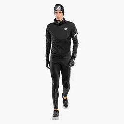 Штани Dynafit Reflective Tights Mens S Чорний - мініатюра 3