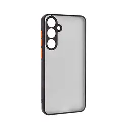 Чехол-накладка для Samsung Galaxy A55 5G (A556), Frosted Matte, черный, противоударный чехол с защитой всего корпуса, термополиуретан TPU + поликарбонат PC, ArmorStandart (ARM74335)