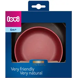 Тарілки дитячі LOVI Pistachio Tamarillo 2 шт. бордові (21/531_red) - мініатюра 2