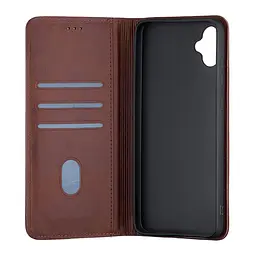 Чохол-книжка Premium Samsung A05 (A055) Dark Brown - мініатюра 2