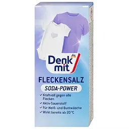Кисневий засіб для виведення плям з натуральною содою DenkMit Fleckensalz, 500 г