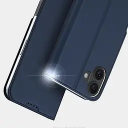 Чохол-книжка Dux Ducis з кишенею для візиток для Apple iPhone 16 (6.1) Синій - мініатюра 5