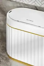 Міні-відро для сміття ELPHECO з кришкою автоматичне для ванної кухні офісу 5 л з датчиком руху - мініатюра 7