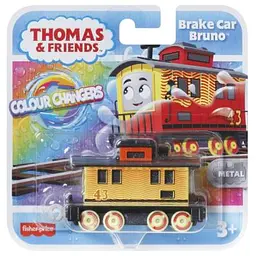 Паровозик Thomas and Friends "Зміна кольору" HMC30 Thomas and friends, на блістері Brake Car Bruno Вид 43