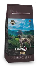 Сухий корм Landor Adult Lamb&Rice Ландор для дорослих собак усіх порід Ягня з рисом 3 кг