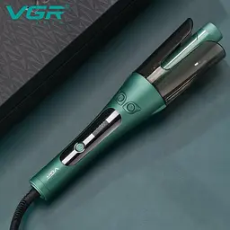Плойка для автоматичного завивання волосся VGR V-583 з LED-дисплеєм 3 режими Зелений 35 Вт - мініатюра 4