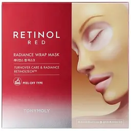 Маска-плівка для обличчя та шиї Tony Moly Red Retinol Radiance Wrap Mask 50 мл - мініатюра 3