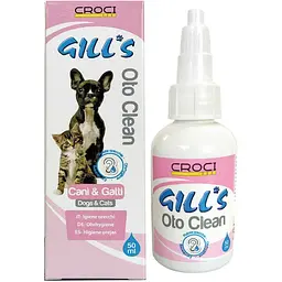 Краплі для вух собак і котів Croci Gills гігієнічні 50 мл - мініатюра 2