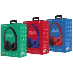 Бездротові навушники Borofone BO4 Charming Rhyme wireless with mic накладні червоні 6931474709899 - мініатюра 2