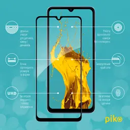 Скло захисне Piko Full Glue Xiaomi Redmi A3 Black (1283126591228) - мініатюра 2