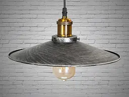 Світильник підвісний Diasha 6856-300-BK-SV Loft, 100 см, E27, 1 лампа, метал, регулювання висоти, сучасний стиль для дому - мініатюра 2