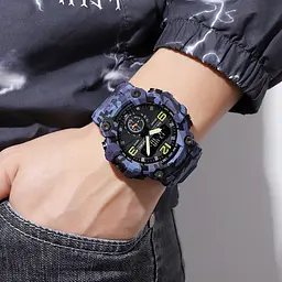 Наручний годинник чоловічий 1965CMBU Camo Blue Skmei acs0030457 - мініатюра 3