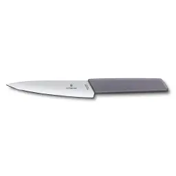 Кухонний ніж Victorinox Swiss Modern Kitchen лезо 15см з фіол. ручкою (блістер) - мініатюра 1