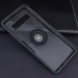Чохол бампер Primolux Ring Magnetic Stand для смартфона Samsung Galaxy S10 (SMG973) Black - мініатюра 7