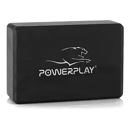 Блок для йоги Power Play 4006 Yoga Brick EVA 1 штука, Black