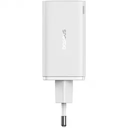 МЗП Baseus GaN6 Pro OS 65W (2USB-A/2C) + кабель Type-C to Type-C (P10162701) White - мініатюра 4