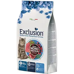 Сухий корм Exclusion Adult Tuna для котів з тунцем 12 кг