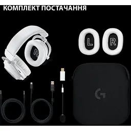 Навушники Logitech G Pro X 2 Lightspeed Wireless White (981-001269) - мініатюра 10