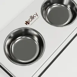 Hollky Base XL20 — миски на підставці для великих собак (2 × 1,8 л) - мініатюра 3