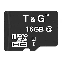 Карта пам'яті TG (UHS-3) microSDHC Class 10 - 16GB (без адаптера) Чорний