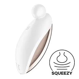 Вібратор для зовнішньої стимуляції Satisfyer Spot On 2 White, дуже потужний, гнучкий відросток