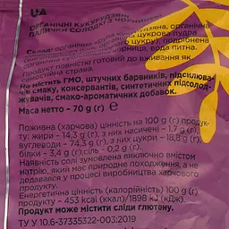 Кукурудзяні палички Екород з чорницею, органічні, 70 г - мініатюра 3