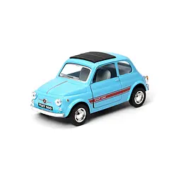 Металева інерційна легкова модель Fiat 500 5", відкриваються двері (В асортименті)