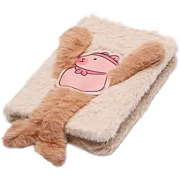 Блокнот А6 ZiBi Capybara Kids Line плюшевий клітинка 80 аркушів (ZB700014) - мініатюра 8
