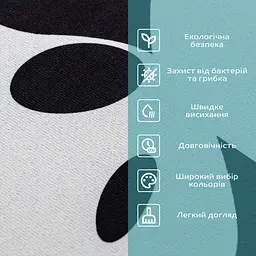 Вологопоглинаючий килимок Панда 40x60CMx3MM(D) SW-00002563 - мініатюра 4