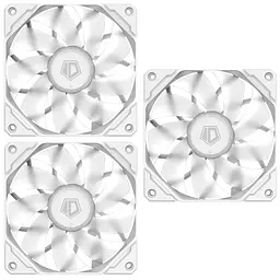 Комплект вентиляторів ID-Cooling TF-12025-PRO ARGB TRIO WHITE (TF-12025-PRO ARGB TRIO WHITE) - мініатюра 2