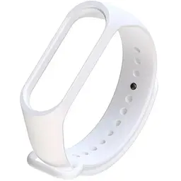 Ремінець для фітнес-браслета Lemfo для Xiaomi Mi Band 3 і 4 білий