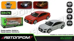 
Машина металева Audi RS 7 Sportback АВТОПРОМ 1:35 68476 - мініатюра 4