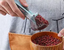 Регулируемые мерные ложки Набор из 2 шт Adjustable measuring spoon - мініатюра 4