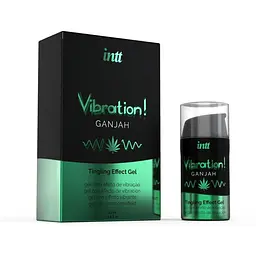 Рідкий вібратор Intt Vibration Ganjah 15 мл ефект вібрації до 30 хвилин - мініатюра 3