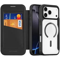 Чохол-книжка Dux Ducis Skin X Pro with MagSafe для Apple iPhone 17 Pro 6.3" Black