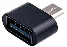 Перехідник Dengos ADP-008 OTG USB - Micro-USB Black - мініатюра 2