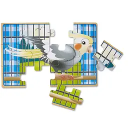 Пазл Melissa & Doug Домашні тварини набір з 4 пазлів в коробці (MD3790) - мініатюра 6