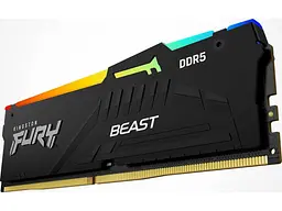 Модуль пам'яті Kingston FURY 16 GB DDR5 5200 MHz Beast RGB (KF552C40BBA-16) - мініатюра 3