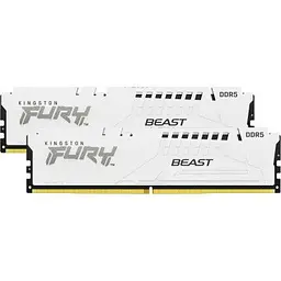 Модуль пам'яті для комп'ютера DDR5 32GB (2x16GB) 5600 MHz Beast White Kingston Fury (ex.HyperX) (KF556C36BWEK2-32) - мініатюра 4
