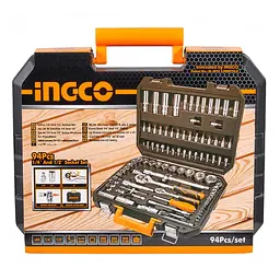 Набір торцевих головок Ingco Industrial 1/4" та 1/2" 94 предмети (HKTS42941) - мініатюра 9