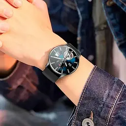 Смарт-годинник Hoco Y15 AMOLED Smart Sports Watch (call version) Black - мініатюра 5