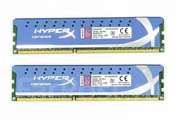 Модуль пам'яті Kingston DDR3 8Gb (2x4) HyperX Genesis 1600 MHz (KHX1600C9D3K2/8GX) Б/в - мініатюра 2