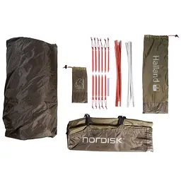 Намет Nordisk Halland 2 PU (2.0) Dark Olive Green (10921206) - мініатюра 3