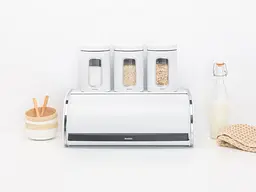 Хлібниця металева Brabantia Roll Top Bread Bin 44.5x26.2х17.3 см біла (306020) - мініатюра 6