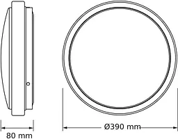 Osram Світильник накладний CEILING SKYNE 380мм Round 24Вт 4000K - мініатюра 2